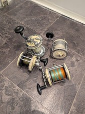 VINTAGE GARCIA MITCHELL 600 SERIES MULTIPLIER SEA FISHING REELS (LOT OF 4)