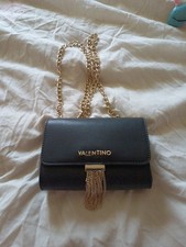 Valentino Small Black Shoulder/Clutch Bag