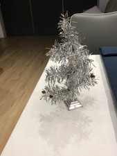 Vintage 9" Tinsel Christmas Table top Christmas Tree