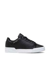 adidas Originals Court Tourino Men's Leather Trainers - All Sizes - Black/White
