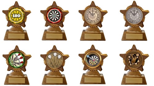 Darts trophy award 150mm - trophy,