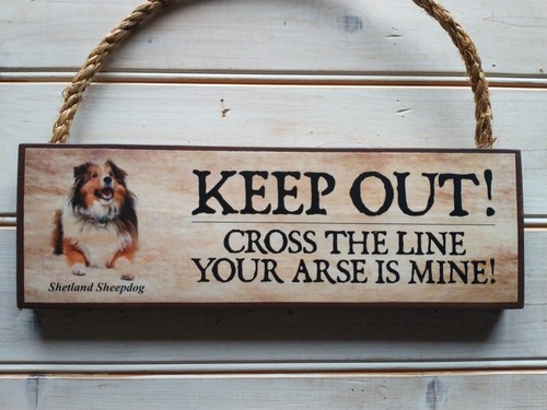 Shetland sheepdog sign - sheepdog, sheltie