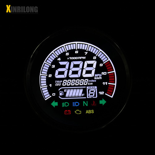 Universal 12v motorcycle - motorcycle, lcd
