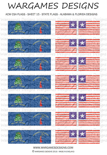 15mm flags acw csa - 15mm,