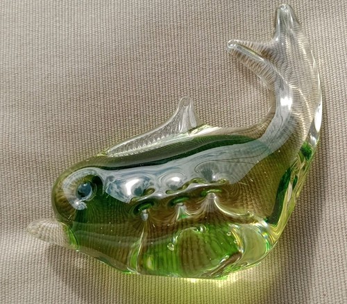 Vintage green clear - vintage, fish