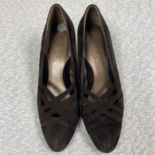 Markon Brown Suede Wedge Shoe