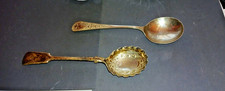2X Antique Silver Spoons duty
