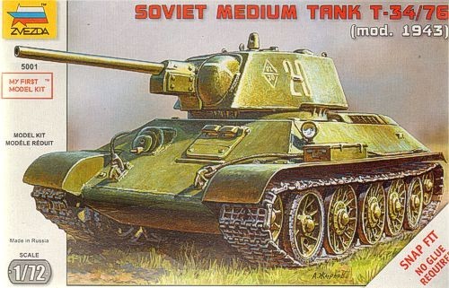 Zvezda 5001 72 russian - zvezda, 1/72