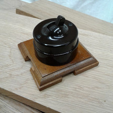 Bakelite Light Switch Round