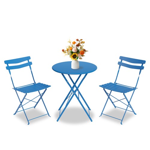 Piece folding metal - 3-piece, patio