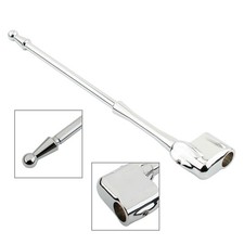 Chrome Flag Pole Rear Luggage