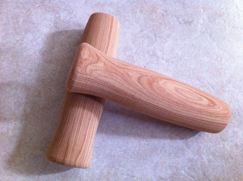 Bicycle grips wooden look - bicycle,