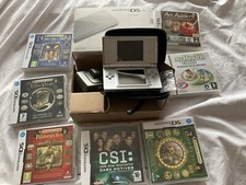 Nintendo DS lite silver with 6