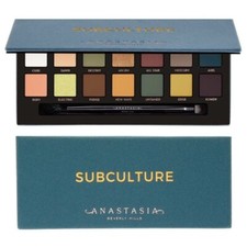 14 Shades SUBCULTURE Eye Shadow Make Up Palette With Brush | EyeShadow Uk Stock