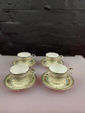 Aynsley Henley Espresso Coffee Cups and Saucers Set of 4