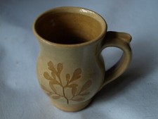 Studio pottery floral mug - studio,