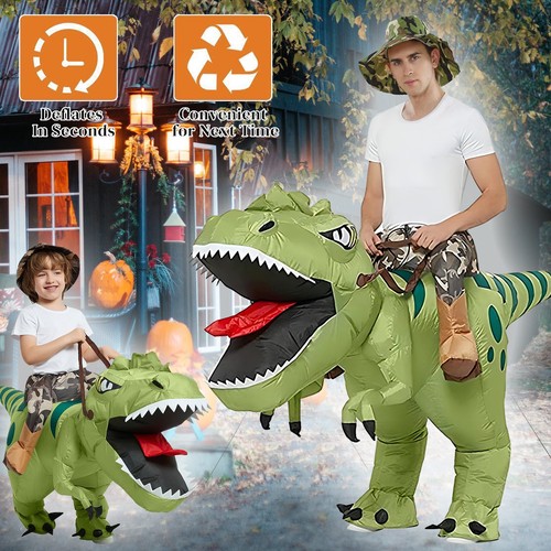 Inflatable dinosaur costume - inflatable,