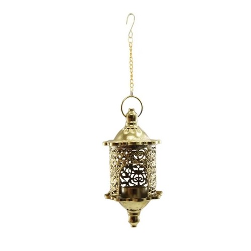 Hollow metal candlestick - metal,