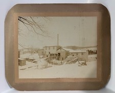 Antique Saw Mill Cabinet Card