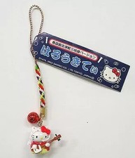 Hello Kitty (Tsugaru Shamisen ver.) Strap (5 colors) Aomori 2x2cm