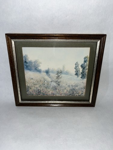 Vintage small wooden picture - small,