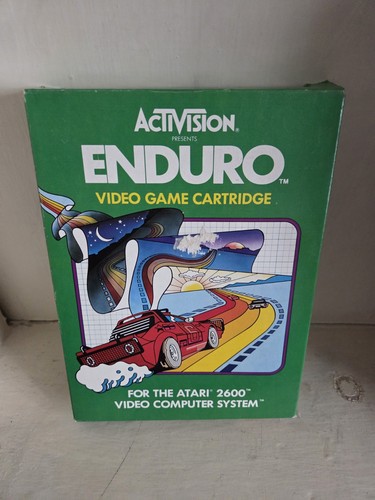 Enduro atari 2600 game boxed - enduro,