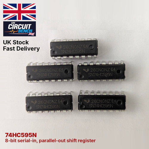 74hc595 bit shift - 10,