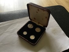 1917 George V U.N.C  Maundy Set In Original Case Superb Set 