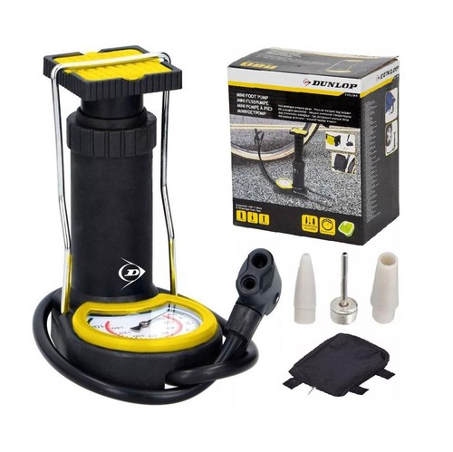 Dunlop foot pump car bike - pump,
