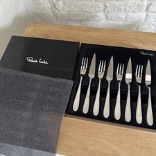 Robert Welch Comet Platinum 4 Fish Eaters Cutlery Set . Code CMP105V/4, Boxed