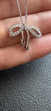 Genuine Swarovski Bow Pendant