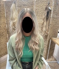 Blonde 100% Human Hair Wig, 22inches, Pretty Little Wigs By Hollie