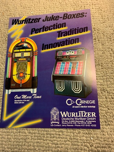 Wurlitzer cd - 11-8, 1/4”