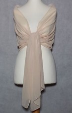 Wedding  Bridesmaid Prom Dress Evening  Sash Shawl  Wrap Stole Chiffon 