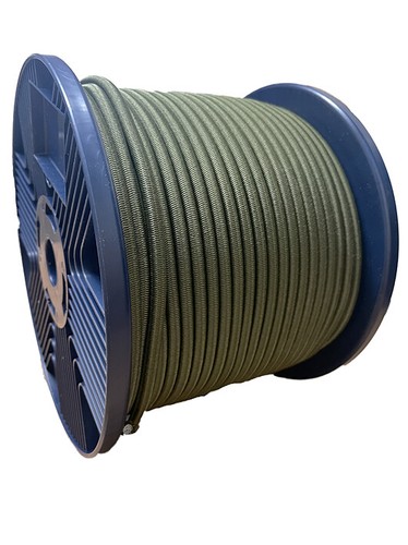 Olive green elastic bungee - -,