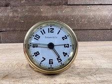 Vintage Tiffany & Co. Travel Alarm Clock With Case