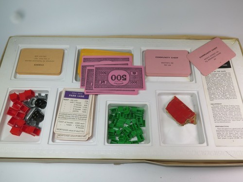 Vintage monopoly replacement - vintage,