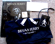 BRYAN FERRY  2013 VIP PACKAGE SIGNED PROGRAMME TICKET TOTE BAG LANYARD MATCHES