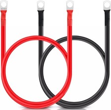 2 Pcs 12V Battery Cables M8