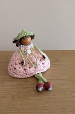 Hand crochet small doll