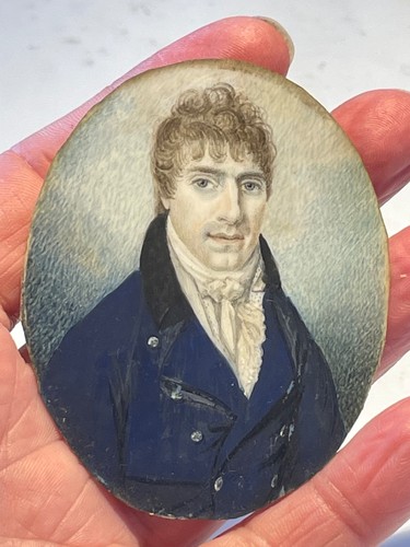 Miniature portrait painting - , of