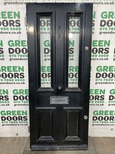 1930s WOODEN FRONT DOOR BLACK