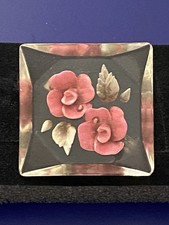 Vintage lucite reverse - reverse, etched