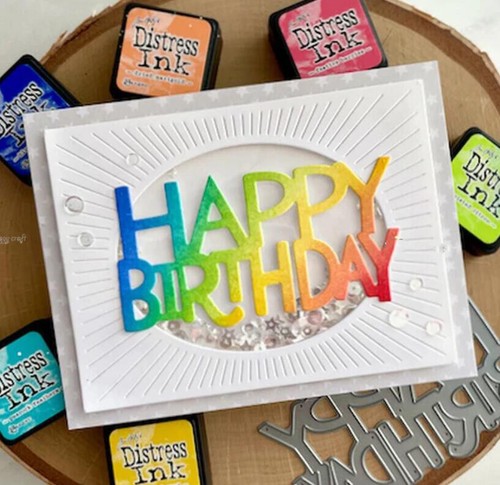 Happy birthday letters metal - happy,