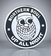 NORTHERN SOUL BADGE - UP ALL