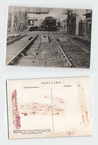 Vintage postcard grays station - vintage,