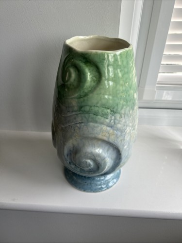 Sylvac green blue - blue, vase