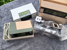 vintage cabin slide projector for 35 mm film in original boxed & autochanger