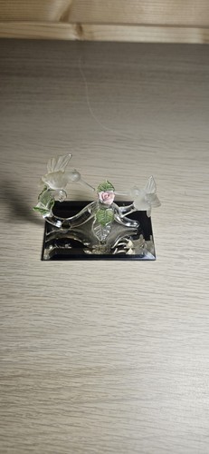 Vintage glass hummingbird - vintage,