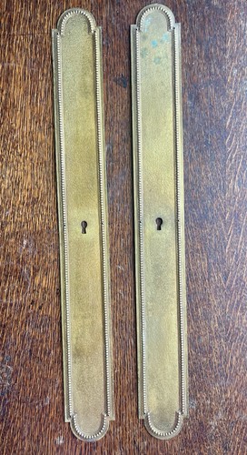 Large pair vintage brass - pair,